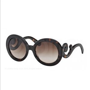 Euc authentic Prada baroque sunglasses tortoise